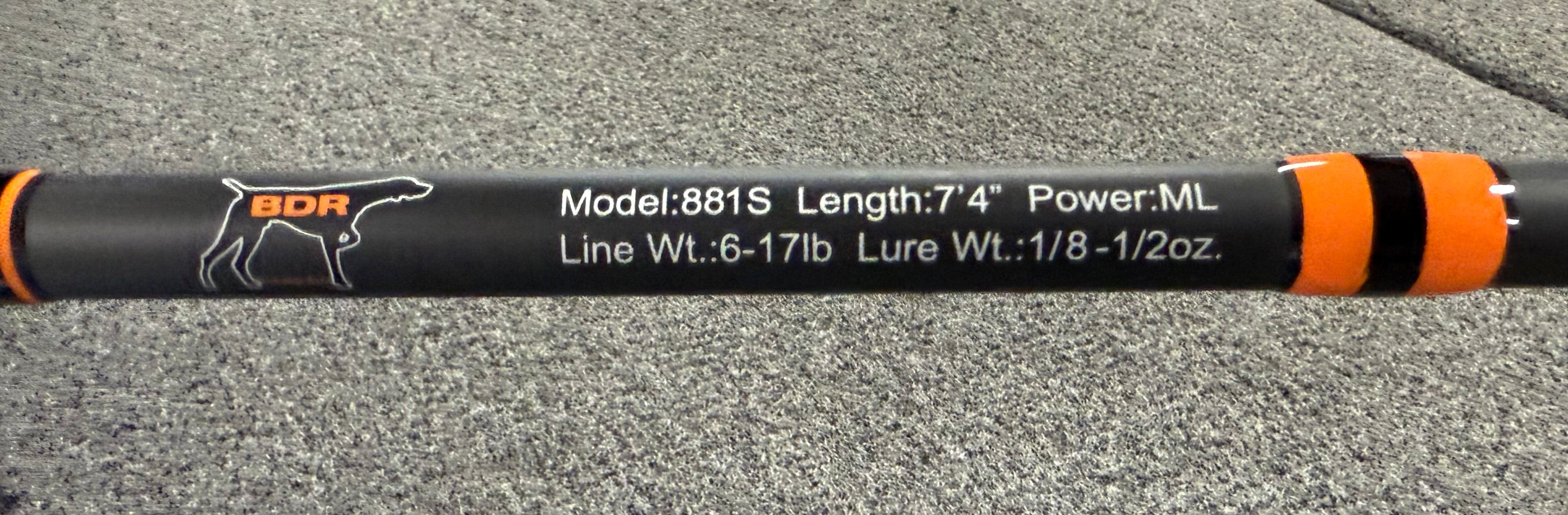 BDR-881S FFS Minnow Rod – Bird Dog Rods